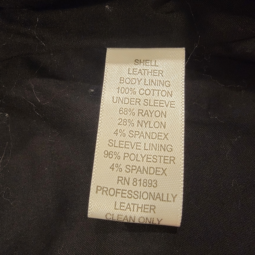 Olive Green Patterned Leather Jacket - image 2